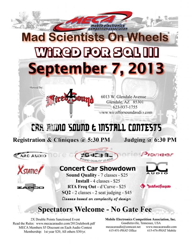 MECA SQ, Glendale, AZ Car Stereo Forum