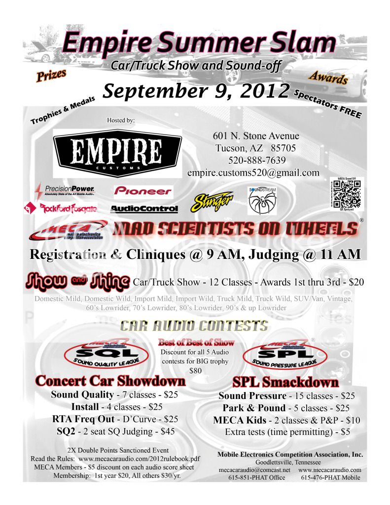 9/9/2012 Empire Summer Slam Tucson AZ MECA Car