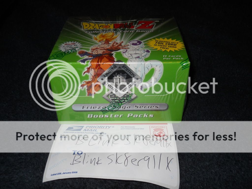 dragon ball z limited frieza saga booster box dbz ccg trunks